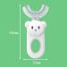 JENPECH Kids U-Shaped Toothbrush - Cartoon Bear Shape - Food Grade Soft Silicone Brush Head 360 Oral Teeth Cleaning Design for Toddlers and Children Brown - Buy Online on SooperMarket.com