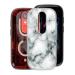 KJYFOANI Phone Case for Unihertz Jelly Star (3.00") Shockproof Bumper Soft Cover Shell Ultra-Slim Stylish X Anti-Yellowing Protection Case for Unihertz Jelly Star for Women/Girl - Marble