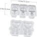 FELTECHELECTR 2pcs Doll Cartoon Ornaments Adorable Rabbit Molds Pendants Dessert Earring Shape Coaster Crystal - Buy Online on SooperMarket.com