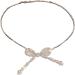 Oralgo's French Style Necklace with Looping Imitation Pearls & Fans - Elegant Jewelry for Women & Girls - Buy Online on SooperMarket.com