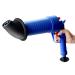 Drain Pump Cleaner High Pressure Air Power Blaster Plunger Gun Unblock Adapters Toilet Wash Basin Cleaner Opener for Home Kitchen Bathroom