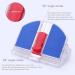 Professional Mat Cutter with 3 Replacement Blades - 45 & 90 Degree Bevel Cut Tool for Art Framing - Blue - Buy Online on SooperMarket.com