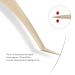 Eyeline 8-Part Eyelash Extension Tweezers Set | Steel Beauty Tools in Pearly Gold - Precision Tweezers for Lash Extensions - Buy Online on SooperMarket.com
