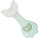 Children Toothbrush with Silicone Head - Food Grade Toddler Toothbrush | Hangable Detachable Toothbrush Oral Cleaning Tools for Children 2-6 Years Nanyaciv Green 1 count (Pack of 1) - Buy Online on SooperMarket.com