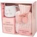 Hot Chocolate Mug Gift Set with Water Bottle, Marshmallows & Candy Cane - Cozy Gift for Women, Teen, Adults (Pink) - Buy Online on SooperMarket.com