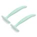 Ruilogod 2pcs Women Manual Body Armpit Legs Hand Hair Epilator Shaver Blade Razor Trimmer Removal Tool