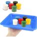 Weoxpr 5 Pack Multicolor Plastic Art Trays - Crafts Organizer for DIY Projects, Painting, Beads - School & Home Art Supplies - Buy Online on SooperMarket.com