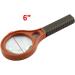 Plastic Frame Nonslip Grip 50mm Lens Handheld Reading Magnifying Glass Magnifier 4X Good Times - Buy Online on SooperMarket.com
