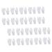 Healeved 48 Pairs White Cotton Gloves Jewelry Touching Gloves Key Hider Outdoor Washable Cotton Gloves Utility Work Gloves Mittens Tires Elastic Gloves Miss Wen Wan Labor Protection Cotton