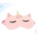 Child's Pink Embroidered Eye Mask with Makeup Eyeshadow Design - 1 Count - Buy Online on SooperMarket.com