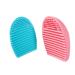 1pc Silicone Makeup Brush Cleaner Makeup Brush Cleaning Pad Portable Makeup Brush Remover Makeup Brush Sponges Plate Brauty Cleaning Tool(random Color)