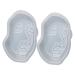 STOBOK Face Resin Molds 2pcs Silicone Mold Hand Mold Silicone Cake Mold Handmade Soap Mold Candy Mold Human Face Manual Soap Molds Scented Candle Mold Crafts Household Silica Gel