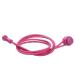 Bupimufi laces without tying Elastic rubber shoe straps elastic quick lock elastic shoelaces children shoes accessories fuchsie & white