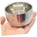 Beavorty 2 STK Impact Bowl Tools for Men | Stainless Steel Shaving Soap Container | Rabbit Ears Bubble Bowl for Home Shaving | 7.3x5cm Silver - Buy Online on SooperMarket.com
