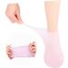 minkissy 3 Pairs Sock Feet Lotion Silicone Gel Moisturizing Heel Sleeves Spa Rejuvenate Birth Control Wallet Knee Scooter Pad Gel Booties Skin Dry Cracked Gel Pillow Miss Sebs Foot Pink - Buy Online on SooperMarket.com