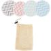 Buy FRCOLOR 4pcs Washable Face Makeup Remover Cleansing Pads - Eco-Friendly Makeup Wipes for Easy Facial Cleaning | International Shipping Available - Buy Online on SooperMarket.com