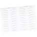 HAPINARY 6 Sheets Pairs Artificial Eyebrow Patch Eyebrow Waterproof Clear Artificial Hairs Eyebrow Gel Black - Buy Online on SooperMarket.com