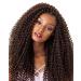 Sensationnel Lulutress Crochet Braid Water Wave 18 (4-Pack) (1B Off Black) 18 Inch (Pack of 4) 1B Off Black
