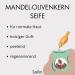 Savion Almond-Olive Kernel Body Soap - Vegan Palm Oil Free Cruelty Free Peeling Soap (80g) - International Shipping Available - Buy Online on SooperMarket.com