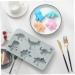 MAGICLULU 3D Birthday Cake Pan 10 Pcs Dinosaur Cake Mold Candy Jelly 3 Cube Moulds 28X16.2CMx5pcs - Buy Online on SooperMarket.com