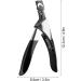 Nail Scissors | U Shape Manicure Scissors with Handle | Nail Cutting Scissors for Adults Men Women Nail Cleaner Nail Care for Thick and Ingrown Nails Dalynn - Buy Online on SooperMarket.com