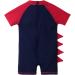 HUAANIUE Baby Boys Swimsuit with Zip Rash Guard & UPF 50+ Sun Protection, Red Dinosaur Design | 6-12 Months - Buy Online on SooperMarket.com