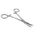 Multifunctional Hemostat Forceps 5" in Length with Curved Serrated Jaws Used as Fishing Pliers Ear Piercing Clamp and Pet Ear Nose Hair Pull Locking Tool Made of High Grade Stainless Steel