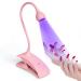 AORAEM LED Nail Lamp Portable Gooseneck Plug in Lamp Gel Light Nail Dryer Gel Polish Light Professional Nail Light for Gel Nail Home DIY AA-Pink