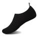 Teemie bathing shoes men women water shoes unisex swimming shoes beach shoes fast drying aquaschuhe breathable surf shoes for pool beach gr.36-45 38/39 EU 25 black