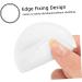 FRCOLOR 200 Pcs Disposable Face Sponges - Thick Overlock Cotton Nail Polish Cleaning Pads for Household Use - Buy Online on SooperMarket.com