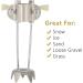 Cane Ice Grip Attachment for Walking Mobility Crutches Non Slip Ice Grip with Durable Steel Tip - Buy Online on SooperMarket.com