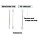 Organic Bamboo Cotton Swabs XL - 252pcs | Biodegradable & Dust-Free - Buy Online on SooperMarket.com