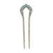 minkissy Metal Hair Forks for Buns Hair Fork u Shape Chopsticks for Hair U Shaped Hair Fork Vintage Hair Sticks for Long Hair Vintage Hair Stick Pin Hair Accessory Miss Pattern Styling Clip