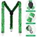 YUANZ Sequin Bow Tie & Suspenders Set - Y-Back Adjustable Unisex - Perfect for Cosplay & Parties (Blue) - Buy Online on SooperMarket.com