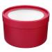 HOMSFOU Candy Jars Boxes round case mini round open the window chic biscuit box Christmas box Christmas container packing box gift box candy box christmas eve max sweets gift candy jar