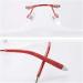 Ranara Glasses End Spikes Replacement - Metal Carved Flower Glasses Legs & Accessories - Red Replacement Arms for Borderless 1-Hole Glasses - Buy Online on SooperMarket.com