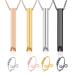 Hiullen 8PCs anapana breathing necklace and anxiety ring smoke cessation stress reduction mindful breathing necklace meditation atemhal chain for men relaxation relief anxiety
