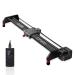 GVM Great Video Maker Motorized Camera Slider Video Rail Track Dolly with Controller Video Shooting Time-Lapse Aluminum Alloy Video Slider for Interview Film Photography 27'' Motorized Camera Slider