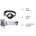 Premium Leather Airtag Cat Collar - Adjustable Reflective GPS Neck Band for All Cat Sizes | Anti-Loss Tracking & Safe Design - Buy Online on SooperMarket.com