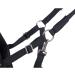 QHP Cob Size Grazing Mask with Nostrils - Black | International Shipping Available - Buy Online on SooperMarket.com