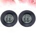 POPETPOP 4 pcs humidity gauge bearded dragon tank accessories humidity monitor gecko tank accessories indoor temperature gauge digital humidity meter Temperature and humidity meter crawl mediumx2pcs Blackx2pcs - Buy Online on SooperMarket.com