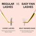 Buy KIARA SKY LASH Premium Cashmere Easy Fan Lash Extensions - Soft Semi-Matte Finish | Professional Use | Black C-0.05 14MM - Buy Online on SooperMarket.com