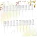 HAPINARY 20pcs Pump Head Essential Oil Sprayer Tops Mason Jar Soap Pump Bottle Pump Perfume Spray Bottle Hand Wash Dispenser Perfume Refill Pump White Lotion Travel Perfume Bottle 12.00X2.00X2.00CM White - Buy Online on SooperMarket.com