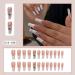 Buy WOOXDYUK 24 Matte Fake Nails - Full Cover Press On Acrylic Nail Art for Women & Girls - Perfect for Parties & DIY Manicure - Buy Online on SooperMarket.com