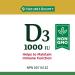 Nature's Bounty Vegetarian Non-GMO Vitamin D3 Vitamin D 1000 IU Supplement Helps to Maintain Immune Function 400 Tablets - Buy Online on SooperMarket.com