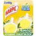 Harpic Hygienic Toilet Block Citrus & Grapefruit Splash 2 x 40g - Fresh Grapefruit Citrus Scent - Buy Online on SooperMarket.com