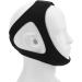 Anti Snoring Chin Strap Black - Comfortable Elastic Head Band for All Night Use - Buy Online on SooperMarket.com