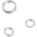 VALYRIA Sterling Silver Split Jump Ring Connector Charm Jewelry Findings 20pcs - 5.0mmx0.5mm - Buy Online on SooperMarket.com