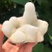 1pc Natural raw White Crystal Flower Cluster Specimen Snow Crystal Cluster Rough Fish Eye Stone for Decoration Stones kaixun 200-300g - Buy Online on SooperMarket.com