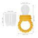 Buy Fruit Pacifier Feeder - Yellow Multifunctional Food & Gum Relief Tool for Babies - Buy Online on SooperMarket.com
